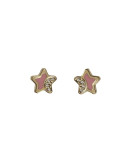 Pendientes ESTRELLA PIEDRAS Y ESMALTE