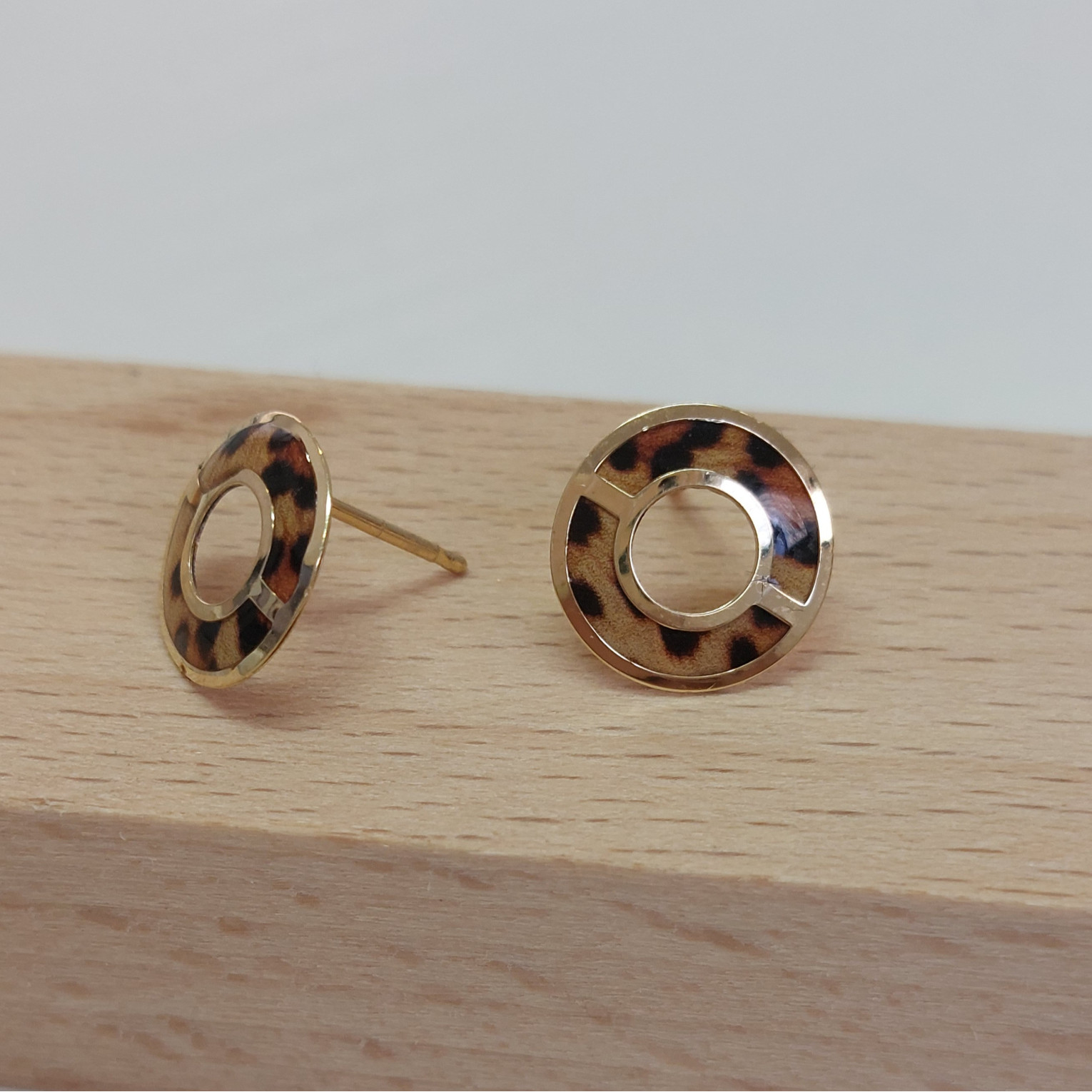 Pendientes LEPARDO 10mm